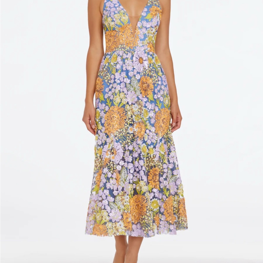 Dress the Population Floral Sierra Dress